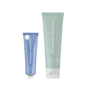 imageSummer Fridays  Jet Lag Mask Hydrating Nourishing Face Mask with Antioxidants 225 Oz  Full Size  Super Amino Gel Cleanser  Vitamin E Vegan  Gentle Daily Face Wash  All Skin Types 5 Oz