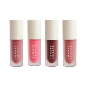 imageSummer Fridays Dream Lip Oil Set  Tinted Sheer Hydration and High Shine  Pink Cloud  Blush Dreams  Soft Mauve  Rosewood Nights 015 Oz