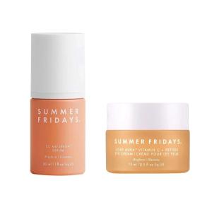 imageSummer Fridays Cloud Dew Gel Cream Face Moisturizer with Hyaluronic Acid ampamp Ceramides 17 Fl Oz  CC Me Vitamin C Serum with Niacinamide ampamp Natural Antioxidants for Dark Spot Correcting 1 Fl Oz