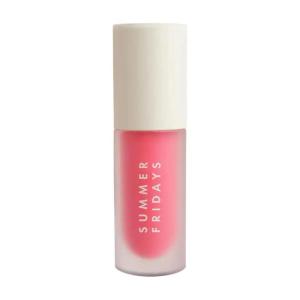 imageSummer Fridays Dream Lip Oil  Tinted Lip Oil with Moisturizing Sheer Coverage HighShine and Deep Hydration  NonSticky Formula for LongLasting Softness  Blush Dreams 015 OzPink Cloud