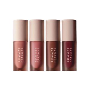 imageSummer Fridays Lip Butter Balm Trio  Lip Balm in Vanilla 5 Oz Vanilla Beige 5 Oz and Brown Sugar 5 Oz Hydrating SheerTinted Balm for Shine Moisture ampamp Soothing Lip Care