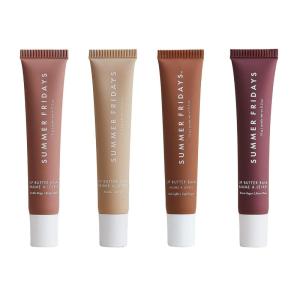 imageSummer Fridays Neutral Lip Butter Balm Set  Conditioning Mask for Shine and Hydration  Vanilla Beige Coffee Brown Sugar 5 Oz