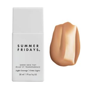 imageSummer Fridays Sheer Skin Tint  Tinted Moisturizer with Hyaluronic Acid  Helps Diminish Uneven Skin Tone  Sheer to Light Coverage  Shade 25  Light with Cool Peach Undertones 1 Fl OzShade 05  Medium with Warm Neutral Undertones