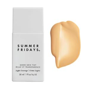 imageSummer Fridays Sheer Skin Tint  Tinted Moisturizer with Hyaluronic Acid  Helps Diminish Uneven Skin Tone  Sheer to Light Coverage  Shade 25  Light with Cool Peach Undertones 1 Fl OzShade 03  Light with Golden Undertones
