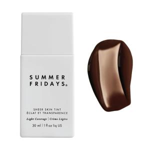 imageSummer Fridays Sheer Skin Tint  Tinted Moisturizer with Hyaluronic Acid  Helps Diminish Uneven Skin Tone  Sheer to Light Coverage  Shade 25  Light with Cool Peach Undertones 1 Fl OzShade 10  RichDeep with Neutral Undertones