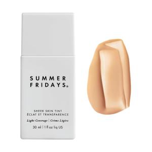 imageSummer Fridays Sheer Skin Tint  Tinted Moisturizer with Hyaluronic Acid  Helps Diminish Uneven Skin Tone  Sheer to Light Coverage  Shade 25  Light with Cool Peach Undertones 1 Fl OzShade 02  Light with Cool Undertones