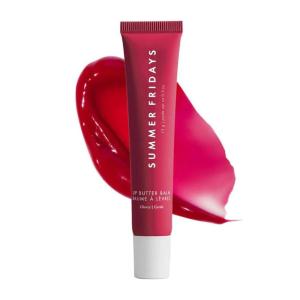 imageSummer Fridays Tinted Lip Butter Balm  Conditioning Vegan Lip Balm for Instant Moisture Shine ampamp Hydration  Softening ampamp Soothing Skincare  Sweet Mint 5 OzCherry