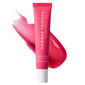 imageSummer Fridays Tinted Lip Butter Balm  Conditioning Vegan Lip Balm for Instant Moisture Shine ampamp Hydration  SheerTinted Soothing Skincare  Pink Guava 5 OzPink Guava