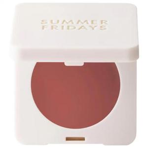 imageSummer Fridays Blush Butter Balm  SkincareInfused Hydrating Cream Blush with Hyaluronic Acid Ceramides ampamp Shea Butter for a Dewy Flush of Color  Cheek and Lip Tint  Sweet Ros 014 OzToasted Terracotta