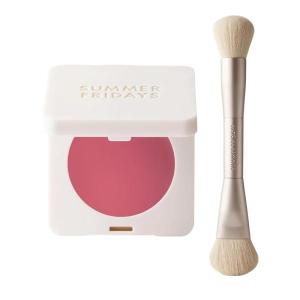 image:imageSummer Fridays Dewy Color Essentials Set  Blush Butter Balm Sweet Ros 014 Oz The Blush Brush 1 Count Hydrating Cream Color  Seamless Blending for a Natural Flush