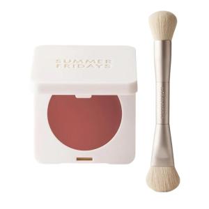 image:imageSummer Fridays Dewy Cheek Essentials Set  Blush Butter Balm Toasted Terracotta 014 Oz The Blush Brush 1 Count Hydrating Cream Color  Seamless Blending for a Natural Finish