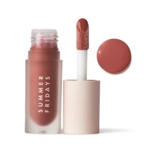 image:imageSummer Fridays Dream Lip Oil Set  High Shine NonSticky Skin Care Infused Tinted Lip Gloss Oil with Hydrating Vitamin E  Includes Rosewoods Nights Pink Cloud Soft Mauve  Blush Dreams 4 ctBlush Dreams