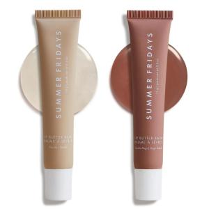 image:imageSummer Fridays Lip Butter Balm Summer Fruit Trio  Tinted Hydrating Lip Balm for Instant Moisture  Glassy Shine  Vegan Skincare Makeup with Shea Butter  Set Includes Pink Guava Poppy  CherryVanilla  Vanilla Beige